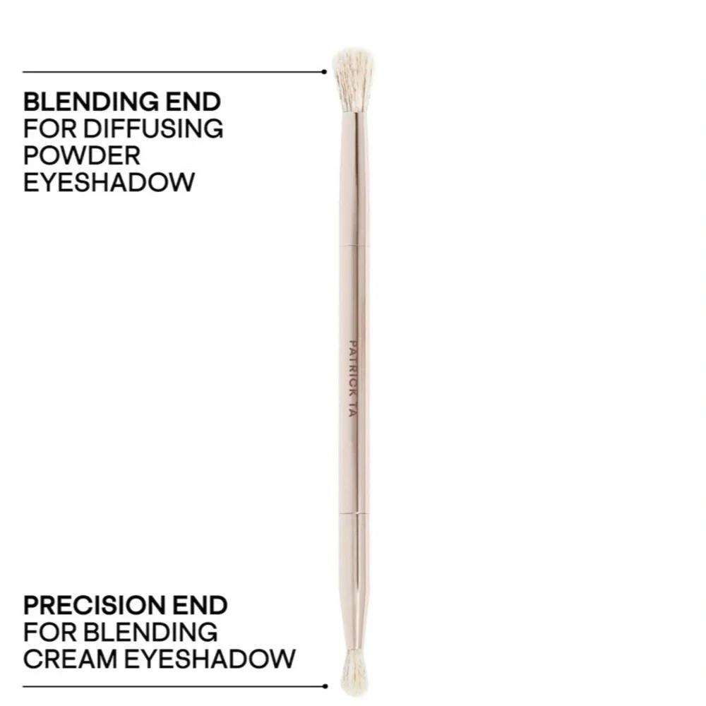 Patrick Ta BUNDLE Major Dimensions Eyeshadow Palette in Light & Eyeshadow Brush